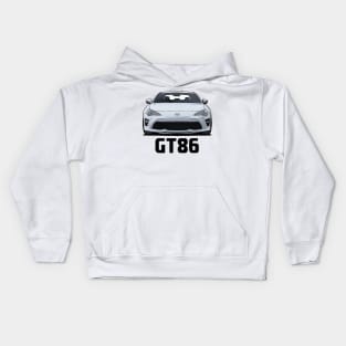 Toyota GT86/Subaru BRZ White Kids Hoodie